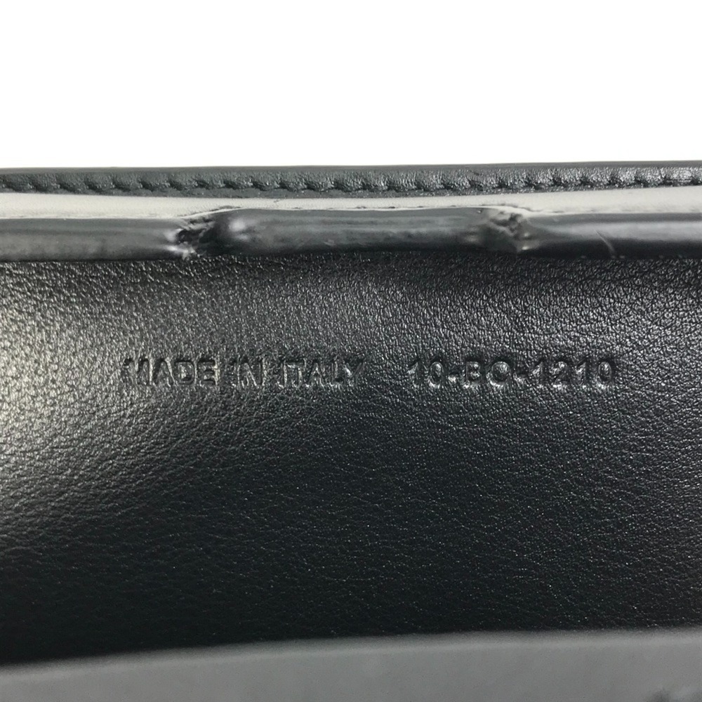 CHRISTIAN DIOR Black Leather Pochette Shoulder Bag - Picture 15 of 16